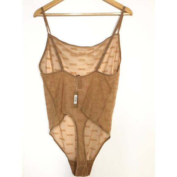 SKIMS After Hours Cami Bodysuit Ochre Tan NWT Size 4X - Picture 6 of 9